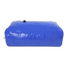 Foldable Blue 240L Water Bladder Storage Container With Water Pipe Straight Through Port High-Temperature Hot Air Adhesive For Outdoor, Home, Garden - Blue - View 6