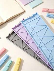 A4 Paper Cutter And Ruler Set, Suitable For DIY Card Making, Scrapbooking, Paper Crafting - Manual Operation, Portable, Suitable For Hobbyists And Office Use - Multicolor - View 5