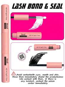 Dual-Head Long-Lasting Waterproof Eyelash Glue, Gentle On Skin, Non-Irritating, Easy To Remove Without Residue, Suitable For Makeup Beginners And Daily Beauty - Multicolor - View 5