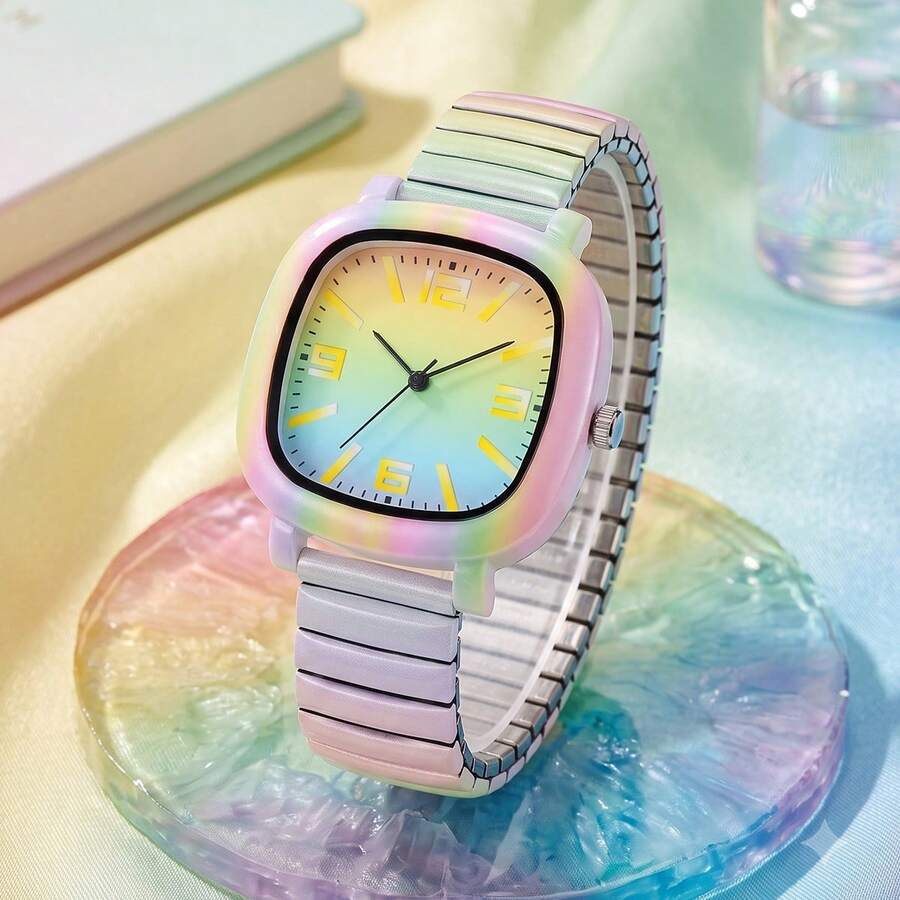1pc Women's Wristwatch, Simple & Elegant Quartz Watch With Pointer, Perfect For Formal Wear Or Daily Outfits To Create A Sophisticated Look - V315 - View 1