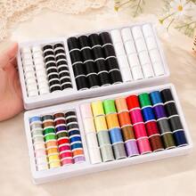64 Colors Sewing Thread Spool Set, Polyester Pre-Wound Bobbin Thread, Suitable For Handmade And Machine Sewing DIY Craft Embroidery Supplies - 64 Polyester Bobbin Thread - View 7