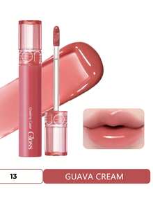 Rom&nd Romand Glasting Color Gloss 13 GUAVA CREAM 高光玻璃唇釉，滋潤輕盈不黏膩，持久不褪色，不沾染，適合日常使用，K-Beauty 韓系彩妝，Olive Young，禮物，4g/0.14oz - 13 GUAVA CREAM - 查看 6