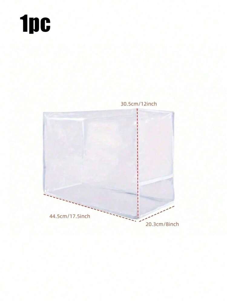 Durable Sewing Machine Cover, Transparent Sewing Machine Dust Cover, Protective Cover, PVC Material Transparent Sewing Machine Protective Sleeve, Sewing Machine Storage Cover, Meets Sewing Tool Storage Needs - Multiple Styles - View 9