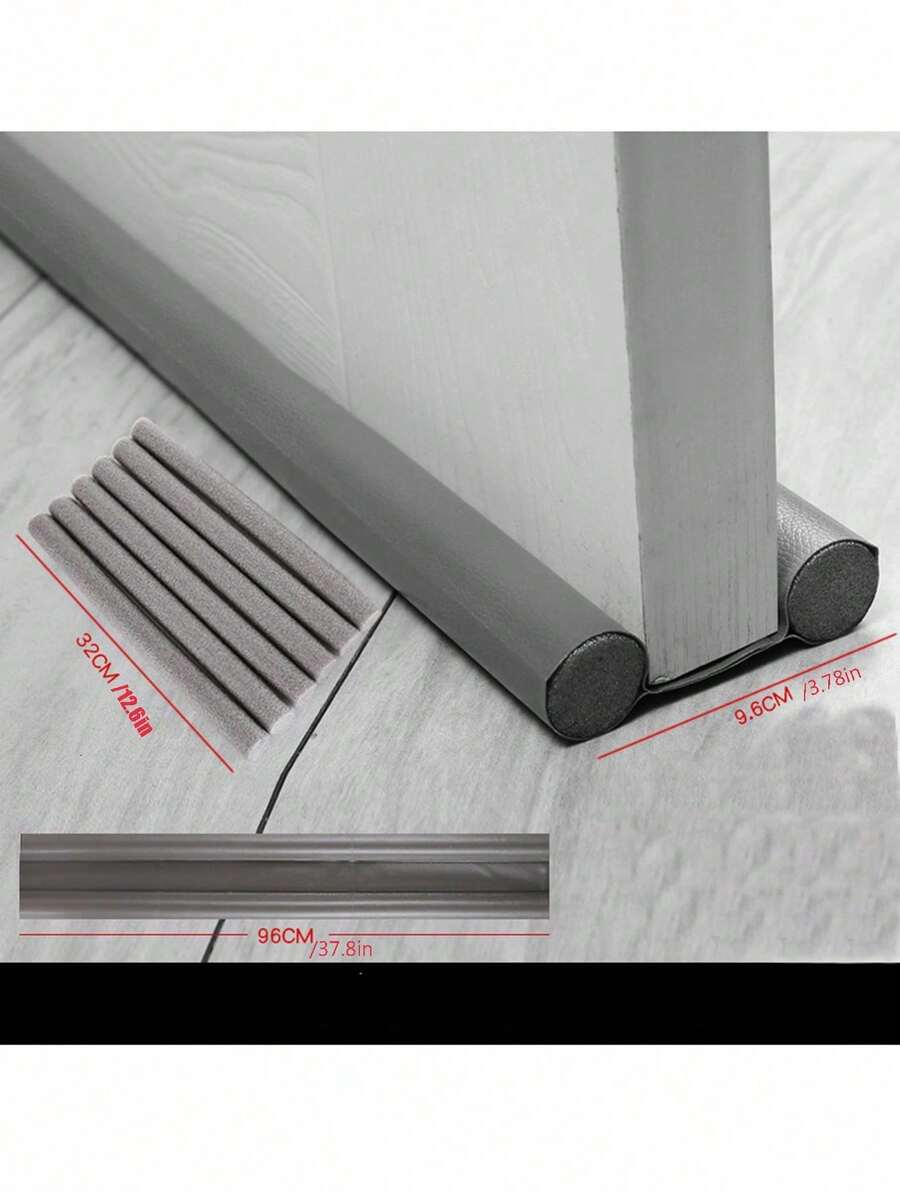 1pc, Door Seam Sealing Strip Soundproof, Windproof, Thermal, Insect-Proof And Dustproof Leather Sealing Strip At The Bottom Of The Door - Multiple Styles - View 1