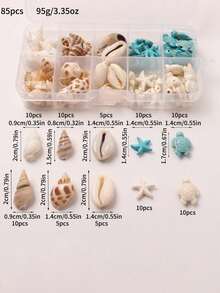 天然扇貝殼 DIY 繪畫、烘焙與海灘婚禮裝飾用 白色貝殼大包裝，適合海洋主題派對與居家裝飾海灘派對 - 多色 - 查看 8