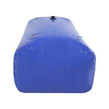 Foldable Blue 240L Water Bladder Storage Container With Water Pipe Straight Through Port High-Temperature Hot Air Adhesive For Outdoor, Home, Garden - Blue - View 5