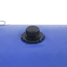 Foldable Blue 240L Water Bladder Storage Container With Water Pipe Straight Through Port High-Temperature Hot Air Adhesive For Outdoor, Home, Garden - Blue - View 10