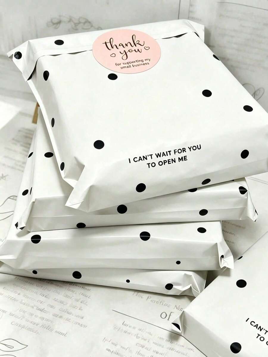 10/50/100pcs Packaging Bags, Shipping Bags, Multi-Size Self-Adhesive Waterproof Mailing Envelopes - Thickened Plastic Packaging Bags, Leak-Proof And Tear-Resistant, Multi-Purpose Easy Packaging Bags, Suitable For Office, Clothing Packaging Backs - Multicolor - View 1