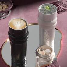 1個高顏值保溫冷飲杯 316不鏽鋼茶杯 戶外車用吸管水杯咖啡杯 - 彩色 - 查看 4