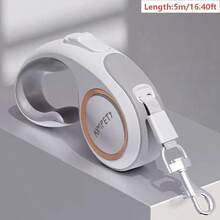 1 dây xích thú cưng tự thu hồi bằng nylon gia cường, tay cầm chống trượt thiết kế công thái học, dây chó điều chỉnh được, nhỏ gọn và di động, dùng để dắt chó đi dạo, leo núi, du lịch, phụ kiện thiết yếu tiện dụng chăm sóc thú cưng - Nhiều màu - Xem 20