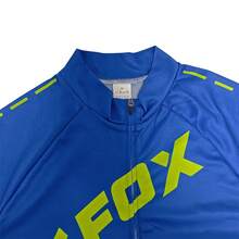 DONUTFOX قميص ركوب الدراجات الجديد ذو الأكمام الطويلة للجنسين، مناسب لركوب الدراجات الجبلية ودراجات الطريق، يتميز بثلاثة جيوب خلفية وتصميم رقبة طاقم بسحاب، مثالي لركوب الدراجات والأنشطة الخارجية، مناسب للارتداء على مدار السنة - الأزرق - مشاهدة 6