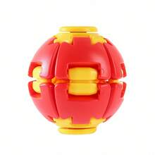 1pc Transformable Rotating Fidget Stress Ball, One-Click Transformable Handheld Toy, Suitable For Teens, Relieve Anxiety, Halloween, Christmas Gift Bag Filler, Portable Desktop Small Gift - Multicolor - View 6