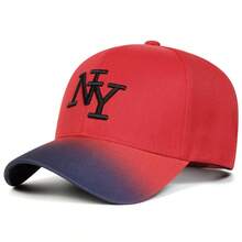 1件女款NY字母刺繡棒球帽，NEW YORK運動帽，時尚可調節休閒帽，適合春季/秋季旅行、海灘、派對 - 彩色 - 查看 13