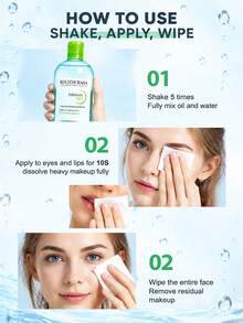 Bioderma 500ml Micellar Cleansing Water, 2 Options Available, Gentle & Soothing For Sensitive Skin / Oil Control & Purifying For Oily And Combination Skin, Daily Facial, Eye And Lip Home Skincare - Green Micellar Water 500ml - View 9