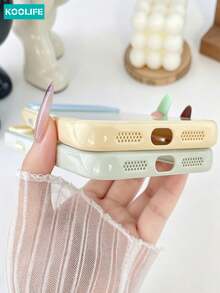 KOOLIFE 糖果色對比相機框手機殼 柔軟 TPU 防震保護手機殼 適用於 iPhone 18 Pro Max, 17, 17 Pro Max, 16 Pro, 15 Pro Max, 13 Pro, 15, 14, 14 Pro, 13 - 芒果黃 - 查看 10