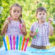 Star-Shaped Bubble Wand Test Tube, Colorful Mixed Five-Pointed Star Bubble Tube, Party Gathering Atmosphere Handheld Play Small Gift - Multicolor - View 7