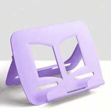 1pc No-Assembly Foldable/Desktop Bookshelf/Multifunctional Reading Stand/Reading Essential/Suitable For Books, Phones, Tablets, Laptops/Universal For Students, Office, Business Trip, Travel - Multicolor - View 10