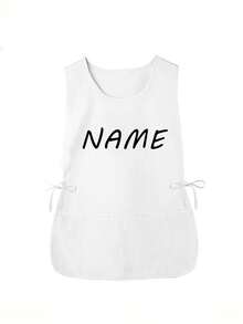 Customized Dust-Proof Sleeveless Kitchen Apron For Cooking And Washing, Unisex Quick-Dry Barber Apron With 2 Pockets, Waterproof Personalized Household Apron - Multicolor - View 15