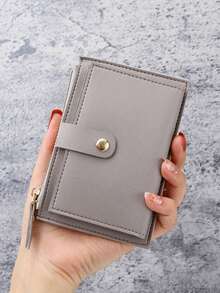 Customized Wallet & Card Holder - Women's Personalized Text Card Holder, Multi-Slot Wallet, Customizable Name; Perfect Gift For Girlfriend; Fashionable Solid Color Design, Unique Personalized Customization; Suitable For Girlfriend, Boyfriend Or Friends; Valentine's Day, Bridesmaid, Wedding, Birthday, Mother's Day And New Year Gifts; Travel Essential. - Multicolor - View 11
