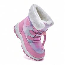 Girls' Winter Outdoor Warm Snow Boots - Pink - View 4
