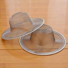 12/5/1pc Stainless Steel Slanted Filter Mesh, 2/2.75/3.5 Inch Metal Mesh Strainer, Suitable For Kitchen Sink/Bathroom, Bathtub, RV Sink, Floor Drain, Balcony Drain, Fast Drainage And Effective Full Mesh Basket, Kitchen Essential - Stainless Steel Filter Mesh - View 12