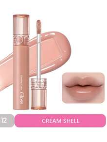 Rom&nd Romand Glasting Color Gloss 12 CREAM SHELL 高光澤玻璃唇釉，滋潤輕盈不黏膩，持久不褪色不暈染，適合日常使用，K-Beauty 韓系彩妝，Olive Young，禮物，4g/0.14oz - 12 CREAM SHELL - 查看 9