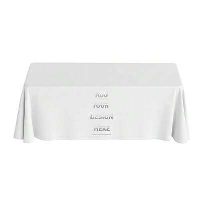 Customized Business Tablecloth, With Personalized Logo Images And Text, Suitable For Booths And Display Areas, Company Meetings And Ceremony Decorations