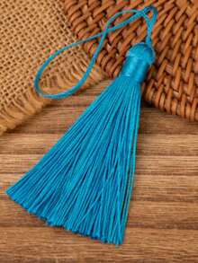6 Pieces/Package Long Polyester Tassels Simple Fashion Retro Multicolor Long Tassels Hair Accessories Home Clothing Accessories - Tassel - View 6