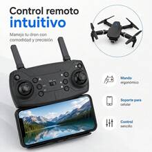 Drone Profesional 4K Plegable con Cámara HD, Control Remoto, Portátil para Fotografía Aérea, Ideal para Principiantes y Adultos - Ver 4