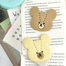 Stitched Patch Bear Cookie Cutter, Cute Stitch‑Detail Bear Head Embossing Baking Mold For Sweet‑Style Dessert & Handmade Snack Gift - View 2