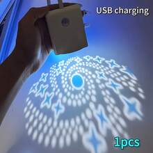 USB充電式LED馬桶夜燈，附星星投影、感應器、16色，適合青少年與成人的趣味浴室配件，浴室裝飾與配件 - 彩色 - 查看 5
