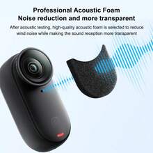 For Insta360 GO 3 / 3S PULUZ 6pcs Noise Reduction Windshield Foam Gasket (Black) - View 5