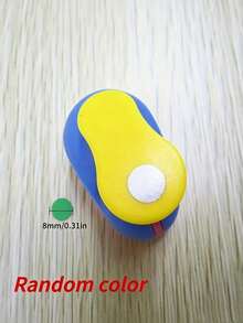 8/16/25/38/50mm Random Color Round Hole Punch, DIY Embossing Hole Punch, Scrapbooking Punch, Paper Cutting Hole Punch, Circle Hole Punch - Multicolor - View 7
