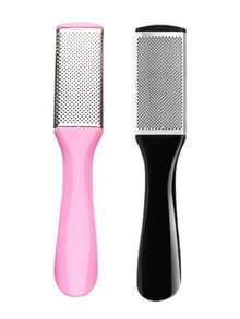 1pc Stainless Steel Foot File Scraper, Foot Exfoliating Grinder, Removes Hard Skin, Cracked Skin And Dead Skin, Suitable For Dry And Wet Feet - Multicolor - View 8