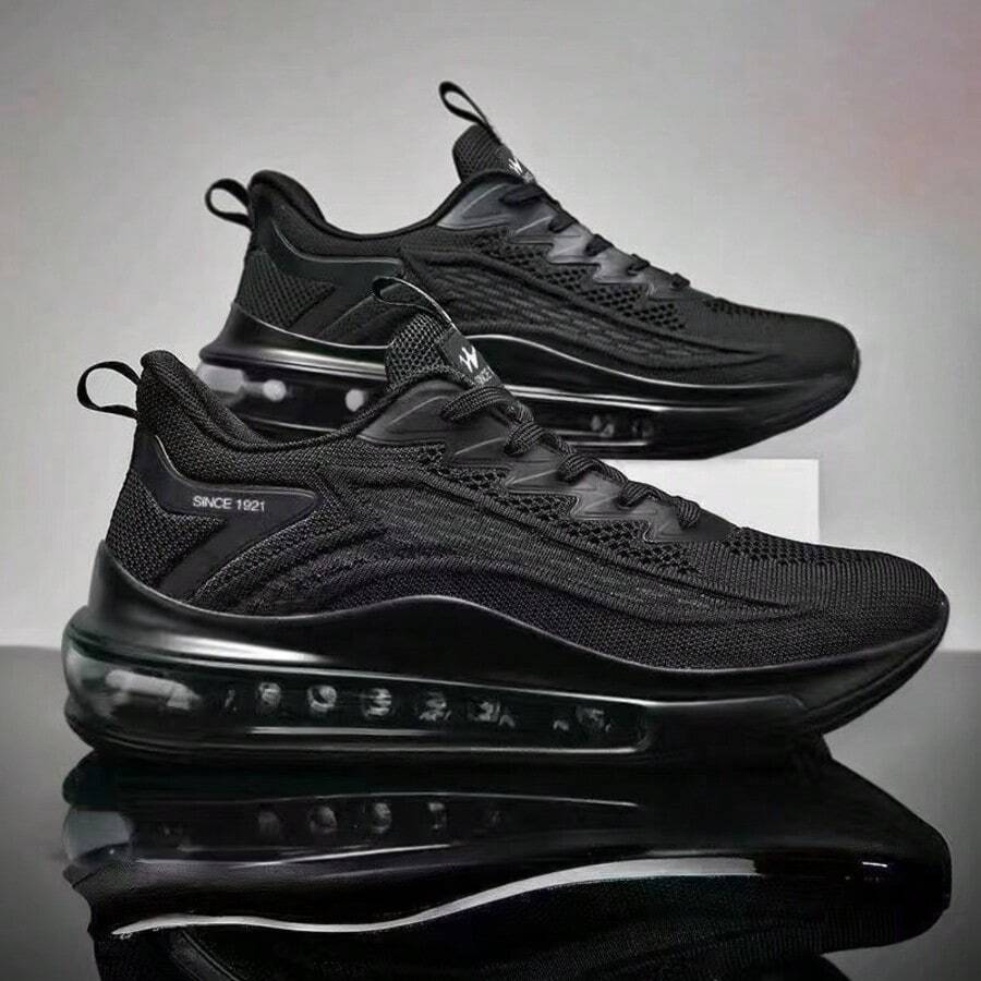Men Sneakers - Black and White - View 1