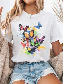 Women T-Shirts - White - View 1