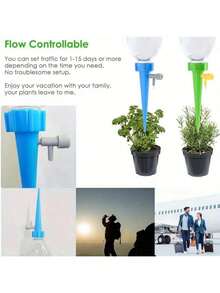 1/5/10/15/30 Pcs/Set, Automatic Watering Device, Automatic Watering Kit, Garden Drip Irrigation Device, Drip Irrigation Control System, Adjustable Automatic Watering Device For Plants And Flowers Random Color - Multicolor - View 6