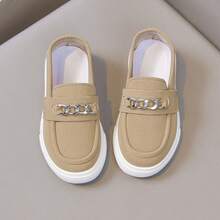 Boys, Girls, Slip-On Shoes, Lightweight, Comfortable, All Season, School, Gift - Khaki - View 1