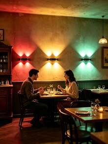 1 buah Lampu Dinding LED Nirkabel Magnetik yang Dapat Dilepas, Lampu Sensor Gerak Isi Ulang USB, Cahaya Ambient yang Dapat Diredupkan, Cocok untuk Dekorasi Kamar Tidur, Samping Tempat Tidur, Tangga, dan Kamar Mandi - beraneka warna - View 8