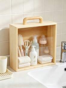 Baby Feeding Transparent Storage Box, Suitable For Storing Baby Bottles, Diapers And Other Items, Ideal For Indoor Multi-Scenario Daily Storage - Multicolor - View 6