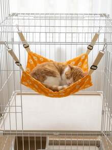 1pc - Plaid Double-Sided Pet Hammock Bed - Suitable For Small And Medium Cats And Dogs, Comfortable Fabric. Non-Sticking Hair. Suitable For All Seasons. - M - View 2