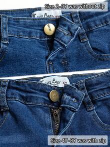 Young Boy Fashion Ripped Distressed Casual Stretch Denim Jeans - Medium Wash - View 4