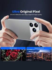 1入裝 啞光裝甲全覆蓋相機鏡頭保護貼（相容 iPhone 18 Pro Max/18 Pro/17 Pro Max/17 Pro） - 無色 - 查看 6