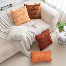 1 buah/2 buah Sarung Bantal Beludru Bordir Halloween, Cocok untuk Sofa Ruang Tamu, Sarung Bantal Minimalis - MultiWarna - View 3