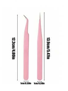 25pcs/17pcs/7pcs/3pcs/1pc Eyelash Extension Tool Set For Women, Lash Tweezers Set With Anti-Static Non-Slip Handle, Eyelash Isolation Pad, Individually Packaged Eye Patches, Eyelash Extension, Easy To Use, Eyelash Extension Patch Set, Eyelash Perm, Eyelash Tinting, Suitable For Professional Salon And Personal Use, Lower Eyelid Gel Pads, DIY Eyelash Extension Supplies - Multicolor - View 2
