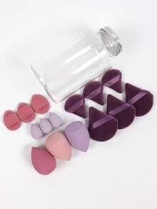 Makeup Sponge, Made Of Ultra-Soft Velvet, Designed For Contouring, Eyes And Corners, Foundation Blending Tool - Multicolor - View 3