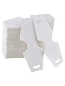 25/50/100/200pcs Jewelry Display Cards, Necklace Bracelet Hair Tie Storage Holder Packaging Cardboard - View 3