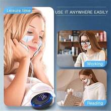 AXH EMS Facial Lifting Massage Microcurrent Facial Firming Beauty & Wellness Facial Massage - White - View 3