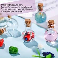 Wish Bottle With Cork Stopper, Mini Perfume Bottle, Mini Cork Drift Bottle, Suitable For Home Room Office Desk Office Decoration - Round Bottle - View 5