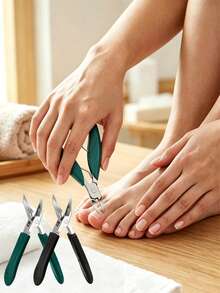 High Precision Nail Clipper, Suitable For Thick Nails And Ingrown Nails, Premium Stainless Steel Material, With Soft Handle And 25-Degree Angled Ultra-Sharp Blade. This Thick Nail Clipper Is Designed For Elderly People, With Anti-Splash Function. 1pc/Pack - Multiple Styles - View 4